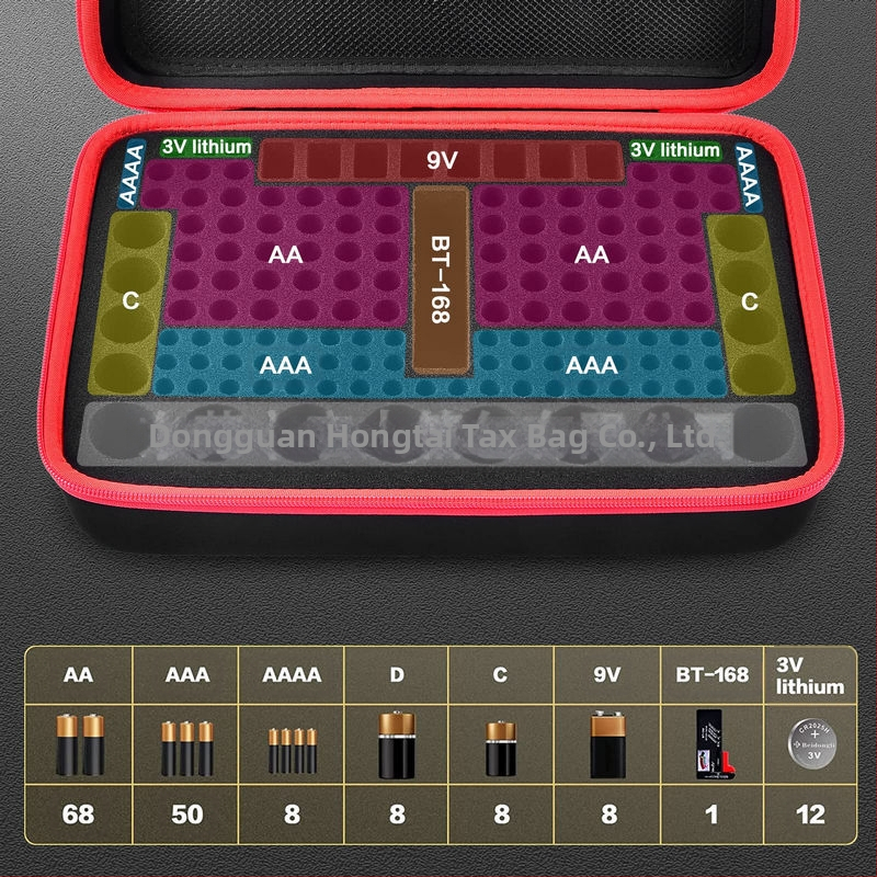 Цена на едро EVA водоустойчива чанта за съхранение на суха батерия чанта за съхранение на цифрова електроника електрически инструменти литиева батерия