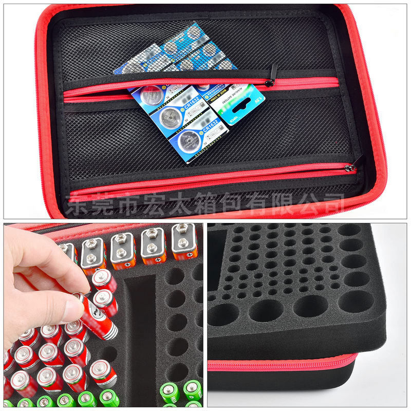 Χονδρική τιμή EVA αδιάβροχη τσάντα αποθήκευσης ξηρής μπαταρίας ψηφιακή τσάντα αποθήκευσης ηλεκτρονικών ειδών μπαταρία λιθίου ηλεκτρικών εργαλείων