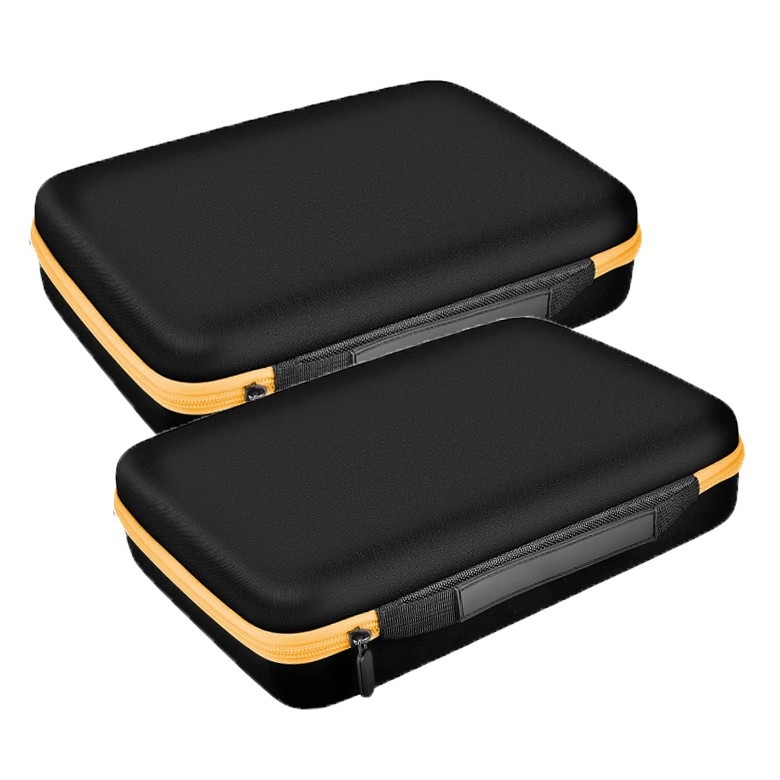 „Amazon“ didelis baterijų krepšys, kosmetikos krepšys, EVA baterijų krepšys, atsparus smūgiams ir ugniai, EVA užtrauktuku užsegamas pakavimo dėžutės įrankių krepšys