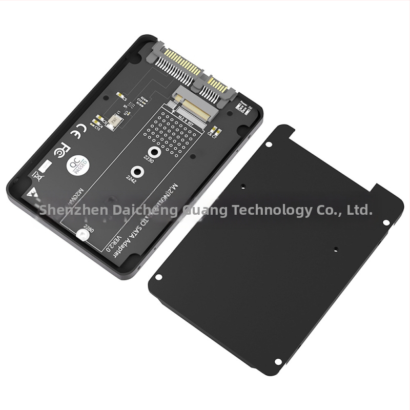 M.2 KEY B SSD į SATA3 su aliuminio korpusu M.2 į 2.5 SATA