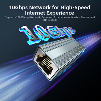 Super 6 klasės ekranuojantis dviejų galvų tinklo prievado adapteris RJ45 „Network Direct“ 10 gigabitų tinklo laidų prijungimo galvutės ilgintuvas