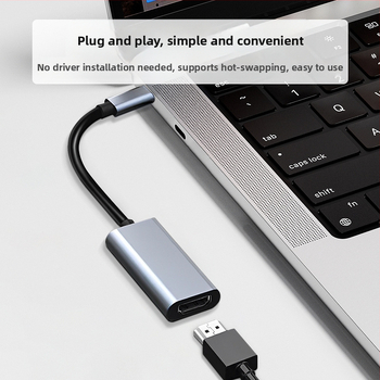 Type-C uz HDMI sieviešu 4K mobilā tālruņa datora monitora tā paša projekcijas ekrāna kabelis augstas izšķirtspējas pārsūtīšana uz Type-C uz HDMI