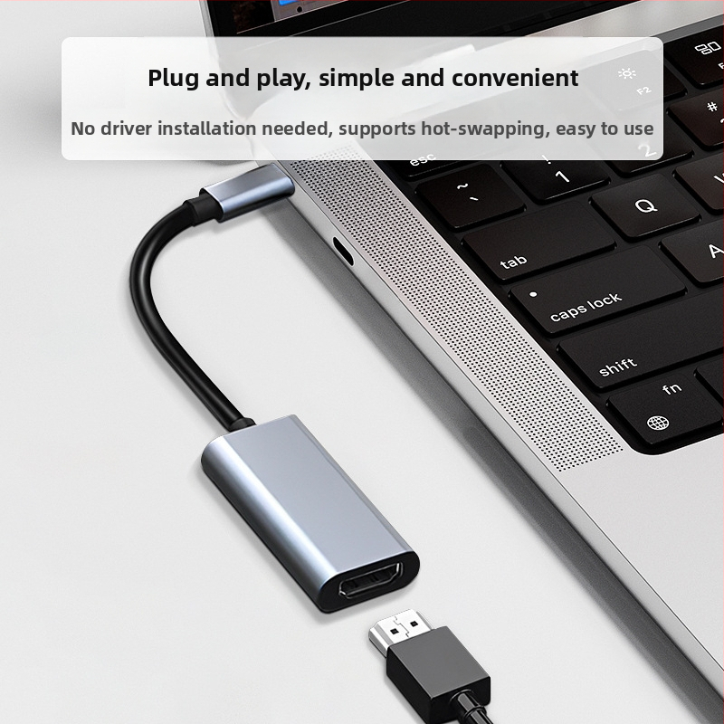 Type-C към HDMI женски 4K мобилен телефон компютърен монитор същият проекционен екран кабел High Definition трансфер към Type-C към HDMI