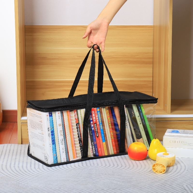 Hulgimüük PVC raamatute hoiukott õpilastele kaasaskantav mitmeotstarbeline veekindel ja tolmukindel viimistlusega suure mahutavusega paksendatud hoiukott