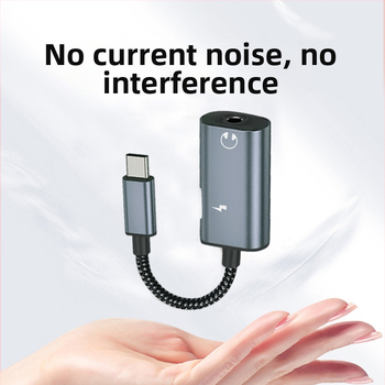 Tinka C tipo skaitmeniniam DAC garso į 3,5 mm adapteriui, 2 viename skambučių greito įkrovimo suderinamam PD adapteriui