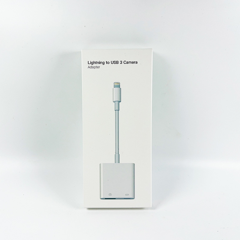 Taikoma „Apple OTG“ kortelių skaitytuvo kameros rinkiniui, mobiliojo telefono adapterio adapteriui, didelės srovės šakotuvui