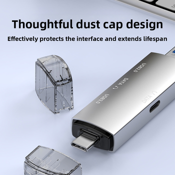 Daugiafunkcis kortelių skaitytuvas „viskas viename“ USB sąsajos ilgintuvas mobiliajam telefonui, kompiuteriui, didelės spartos kortelių skaitytuvo šakotuvas