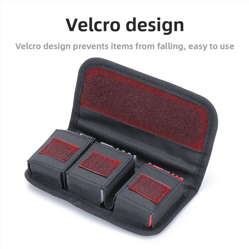 Чанта за съхранение на батерии за цифрови фотоапарати Jin Code, батерия за SLR, съхранение на карта с памет, удобна чанта за съхранение на батерии 18650