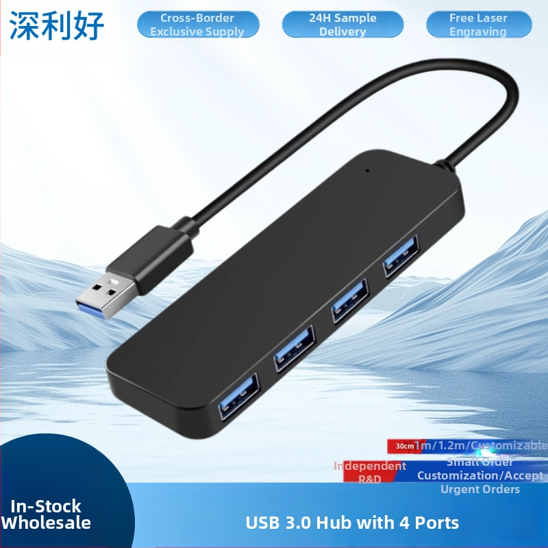 Számítógép USB hosszabbító Type-c bővítő dokkoló hub bővítő hub asztali 3.0 hub 4 port merevlemezzel