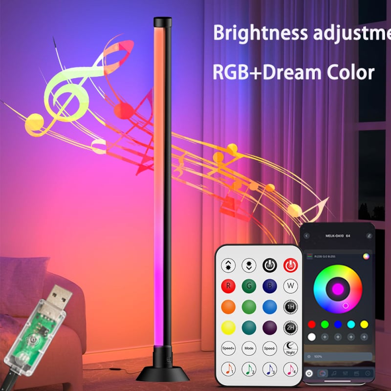 RGB Magic Atmosphere svjetlo, kutno svjetlo, podno svjetlo s aplikacijom i daljinskim upravljačem niskonaponska svjetlosna traka