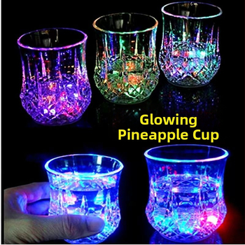 [Surinko 7583 žmonės] Spalvinga šviečianti taurė, vandenį jaučianti spalvinga alaus taurė, įsižiebia ir keičia spalvą, kai įpilama vandens