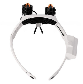 Šaltos ir šiltos šviesos LED lempos keitimas 21 tipo didinimo derinys tikslus dalių aptikimas laikrodžių remontas ant galvos tvirtinamas didinamasis stiklas