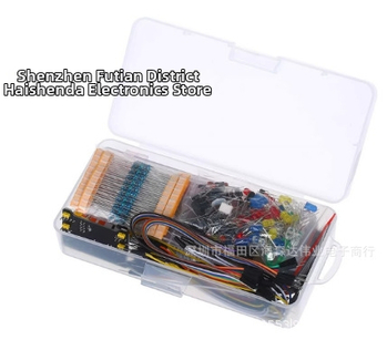 2022 m. Naujas 830 skylių rinkinys UNO R3 elementų paketui, pradedantiesiems skirtas 3386p potenciometras