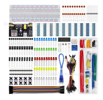 2022 m. Naujas 830 skylių rinkinys UNO R3 elementų paketui, pradedantiesiems skirtas 3386p potenciometras
