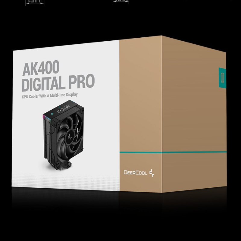 Kyushu Fengshen AK400 DIGTAL PRO radiatora digitālais displejs datora procesors klusa siltuma izkliede