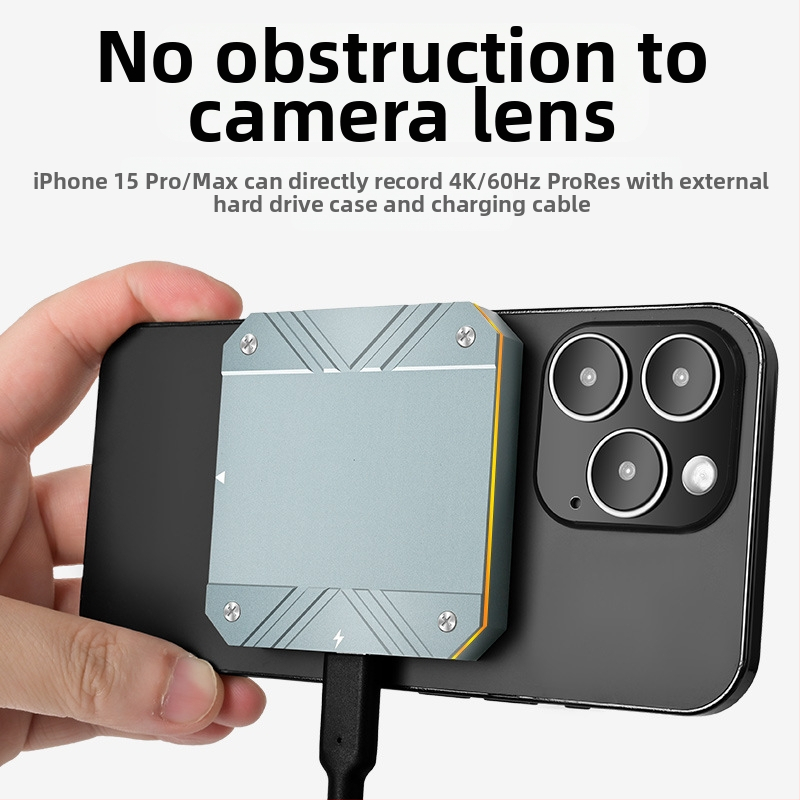 Трансгранична кутия за твърд диск M.2 мобилен твърд диск с охлаждане TypeC външен магнитен твърд диск за мобилен телефон, компютър