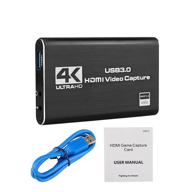 HDMI-salvestuskaart USB3 0 HDMI-USB otsesalvestuseks HDMI silmusväljundiga videokoguja HD 4K