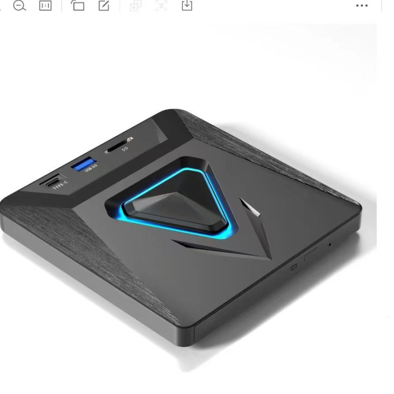 Privāts pieskāriens Jauns 8-in-1 USB un C tipa ārējais optiskais diskdzinis DVD rakstītājs Rūpnīcas tiešā pārdošana Ārējās tirdzniecības īpašais modelis