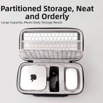 Sobib Apple Mac Mini M4 hoiukotile, klaviatuurile ja hiirele, spetsiaalsesse kotti integreeritud juhtplaadile