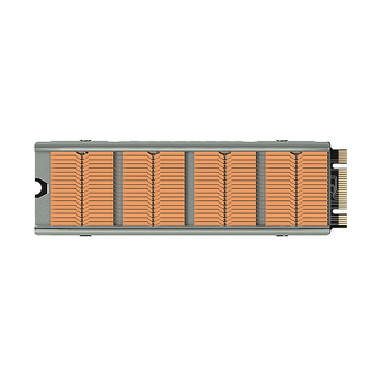 Zero Shijia M.2 SSD radiaator NVME2280SSD puhtast vasest ribidega jahutusvest m2 jahutusribid