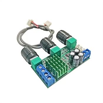 XH-M567 TPA3116D2 двуканален цифров усилвател на мощност, платка за регулиране на високите баси, двоен усилвател на носач, 80W