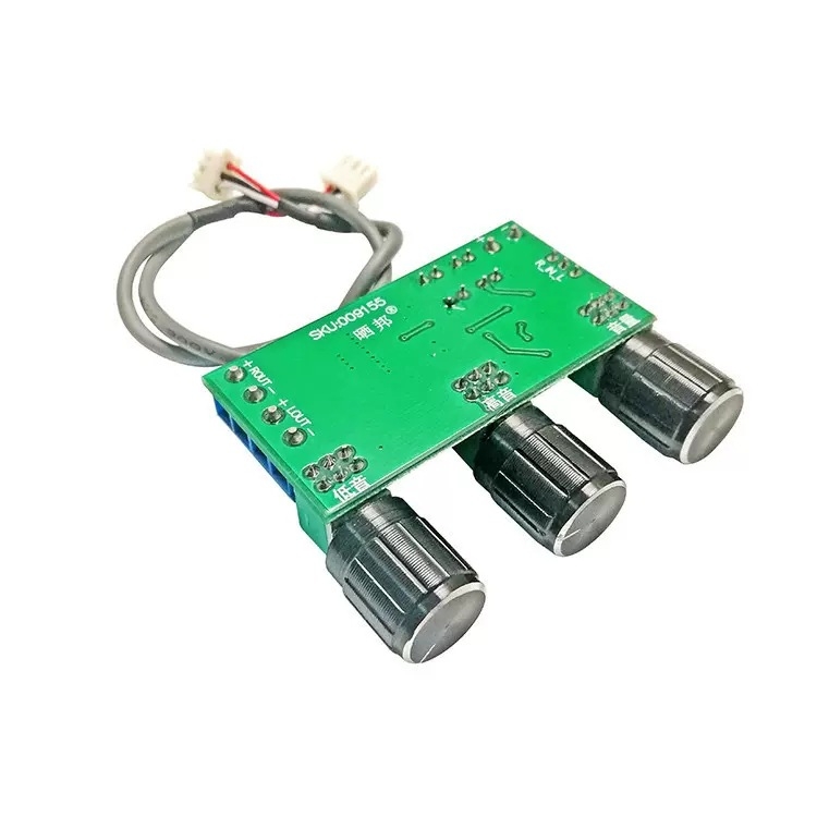 XH-M567 TPA3116D2 двуканален цифров усилвател на мощност, платка за регулиране на високите баси, двоен усилвател на носач, 80W