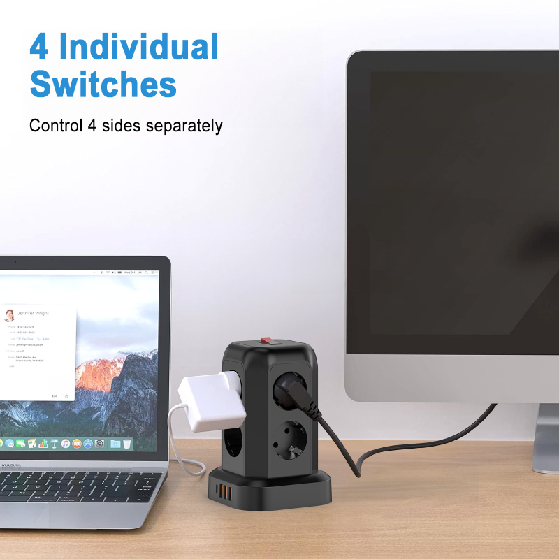 Piiriülene Euroopa standardne C-tüüpi torni vertikaalne pistikupesa Euroopa Prantsuse Ce-sertifikaadiga LVD pistikprogramm Venemaa pistikprogramm