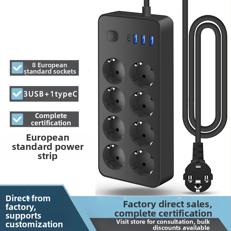 Euroopa standardlüliti USB-C pistikupesa piiriülene USB nutikas vene arvuti leegiaeglustav pistik Typec Euroopa standardpistik