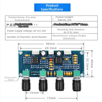 A901 digitaalse võimendi plaat, sobitustoonplaat, alalisvoolu tooniplaat, kõrgete ja madalate toonide reguleerimise häälestusplaat, eelvõimendi plaat