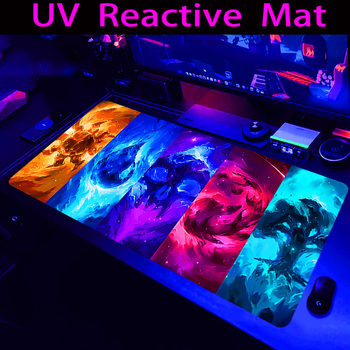 Dropshipping + Υπερταχεία Αποστολή, Πολύ Μεγάλο Αντιολισθητικό Λάστιχο που Δεν Τρέχει Τριγύρω - Πυκνωμένο Φθορίζον Mouse Pad