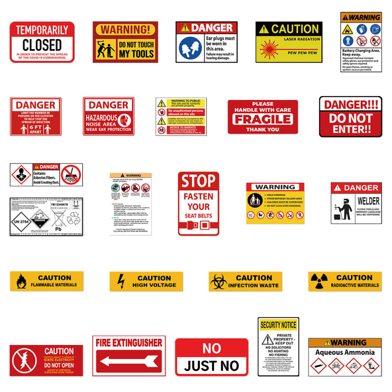 75 ingliskeelset hoiatuskleebist märkmiku pagasikäru mootorratta graffiti jaoks ilma liimita, hulgimüük