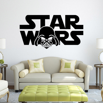 Moodsad uued dekoratiivsed kleebised loomingulised nikerdatud Tähesõjad Tähesõdade figuuri seinakleebised isetehtud