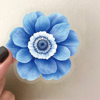 50 φύλλα διαφανή τσάντα αυτοκόλλητων ετικετών λουλουδιών κινουμένων σχεδίων αδιάβροχη διαφανής τσάντα χειρός PET διακόσμηση τετράδιο κιθάρας χονδρικής