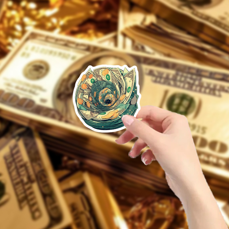 55 komada novca, naljepnice za svijet, kofer, gitaru, skateboard, bicikl, vodootporne naljepnice za grafite, prekogranična veleprodaja, vrući stil