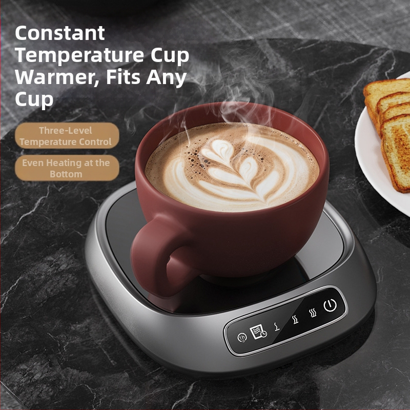 Нагревател за чаши с кръстосано огледало 55 градуса, автоматичен електрически нагревател за чаши, поддържащ топлината, подложка за чаша с вода, подложка за чаша с постоянна температура, горещо мляко