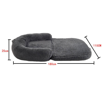 Διασυνοριακός ζεστός καναπές για κατοικίδια, αφαιρούμενος και πλενόμενος μεγάλος καναπές για σκύλους, πτυσσόμενος κοινόχρηστος καναπές-κρεβάτι για κατοικίδια