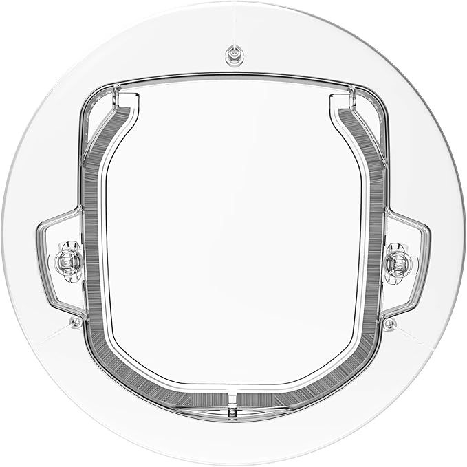 Кръгла ограда за домашни любимци, дупка за котка, врата за куче, прозрачна пластмасова врата за кучета, дупка за врата за кучета, кръгла врата за свободен достъп за котки