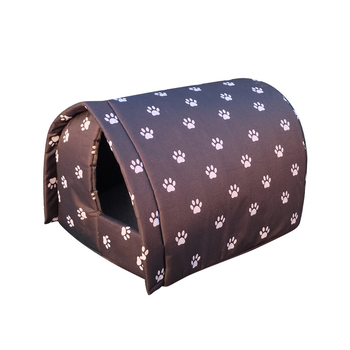 Εξωτερική φωλιά γάτας, χειμερινή, αδιάβροχη και αδιάβροχη, πτυσσόμενη σκηνή γάτας και σκύλου, πυκνή, ζεστή, οικογενειακή φωλιά κατοικίδιων