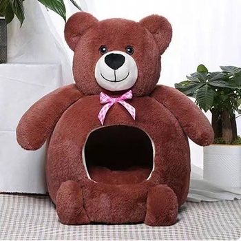 Χαριτωμένη φωλιά αρκούδας σε στυλ κινουμένων σχεδίων για όλες τις εποχές, υψηλής ποιότητας χαλάκι γάτας, εργοστάσιο χονδρικής πώλησης