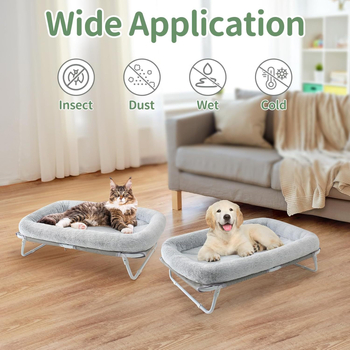 Διασυνοριακό Χονδρικό Μεταλλικό Πλαίσιο Πλενόμενο Κάλυμμα Ελεύθερης Στάσης Καρεκλάκι Φαγητού Πτυσσόμενο Υπερυψωμένο Κρεβάτι Γάτας