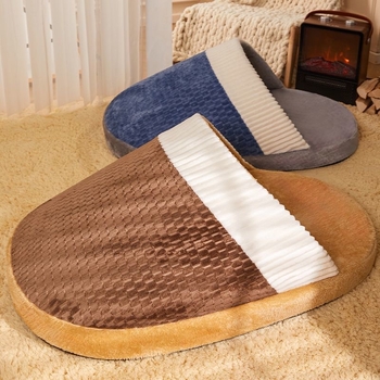 Παντόφλες για κατοικίδια σε διασυνοριακό επίπεδο, ζεστό χειμώνα για σκύλους, φωλιά γάτας, μεσαίου και μικρού μεγέθους, ημικλειστή φωλιά γάτας για τέσσερις εποχές, Universal