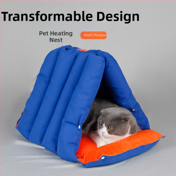 Τρίγωνο καναπές-κρεβάτι για γάτες, τρύπα για τρυπάνι για σκύλους μπορεί να συνδυαστεί με παραμορφώσιμη, πολλαπλών χρήσεων, ζεστό φθινόπωρο και χειμώνα, προμήθειες για μικρά κρεβατοκάμαρες για σκύλους