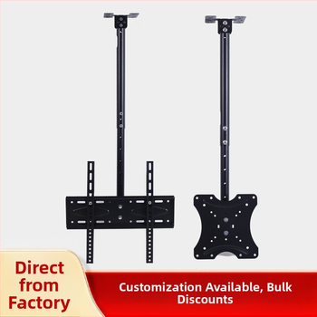 14-70 инчова универсална закачалка за телевизор с екран, въртяща се таванна скоба, височината на която може да се удължи, за показване на рекламна машина