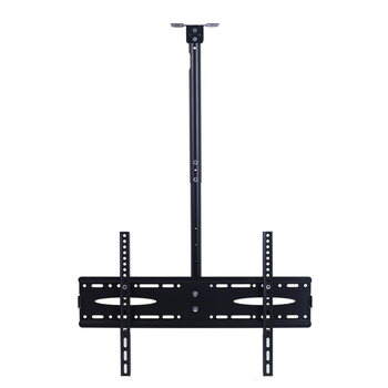 14-70 инчова универсална закачалка за телевизор с екран, въртяща се таванна скоба, височината на която може да се удължи, за показване на рекламна машина
