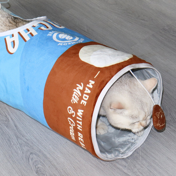 Διασυνοριακό παιχνίδι για κατοικίδια Explosions Four Seasons Universal Υπερ-μαλακό ζεστό τσόχα Τούνελ γάτας Γάτα Κανάλι γάτας Πτυσσόμενο