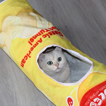 Διασυνοριακό παιχνίδι για κατοικίδια Explosions Four Seasons Universal Υπερ-μαλακό ζεστό τσόχα Τούνελ γάτας Γάτα Κανάλι γάτας Πτυσσόμενο