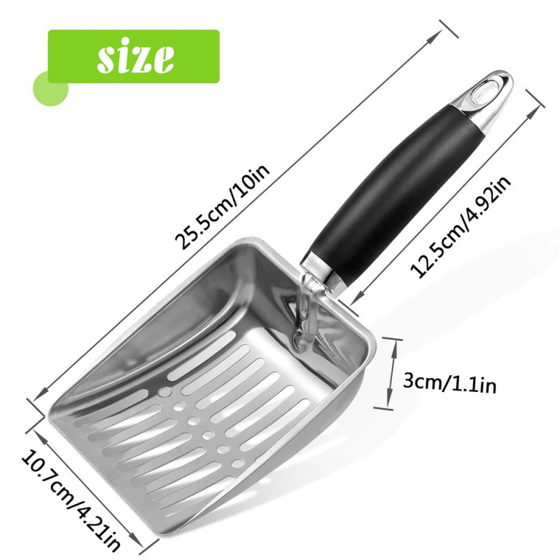 Piiriülene kassiliiva kühvel kassikühvel roostevabast terasest kassikühvel kassikühvel desodoreerivad puhastusvahendid tehase hulgimüük lemmikloomatarvete