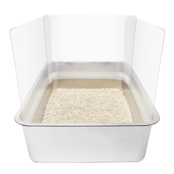 Piiriülene laos paksendatud 3-osaline kassi uriinivastane kassiliiva pritsmekate kassiliiva basseini deflektor kassi prügikasti pritsmekate