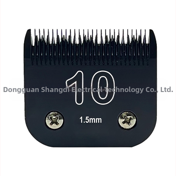 Professionaalselt 10 # 1,5 mm rahvusvahelise universaalse suurusega vahetatavad lemmikloomade käärid A5 teraga loomade kääride peaga