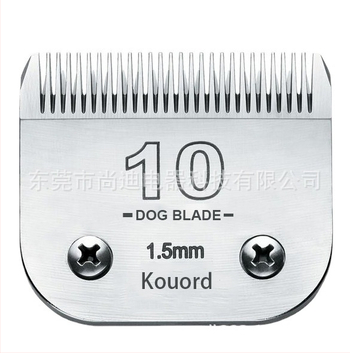 Professionaalselt 10 # 1,5 mm rahvusvahelise universaalse suurusega vahetatavad lemmikloomade käärid A5 teraga loomade kääride peaga